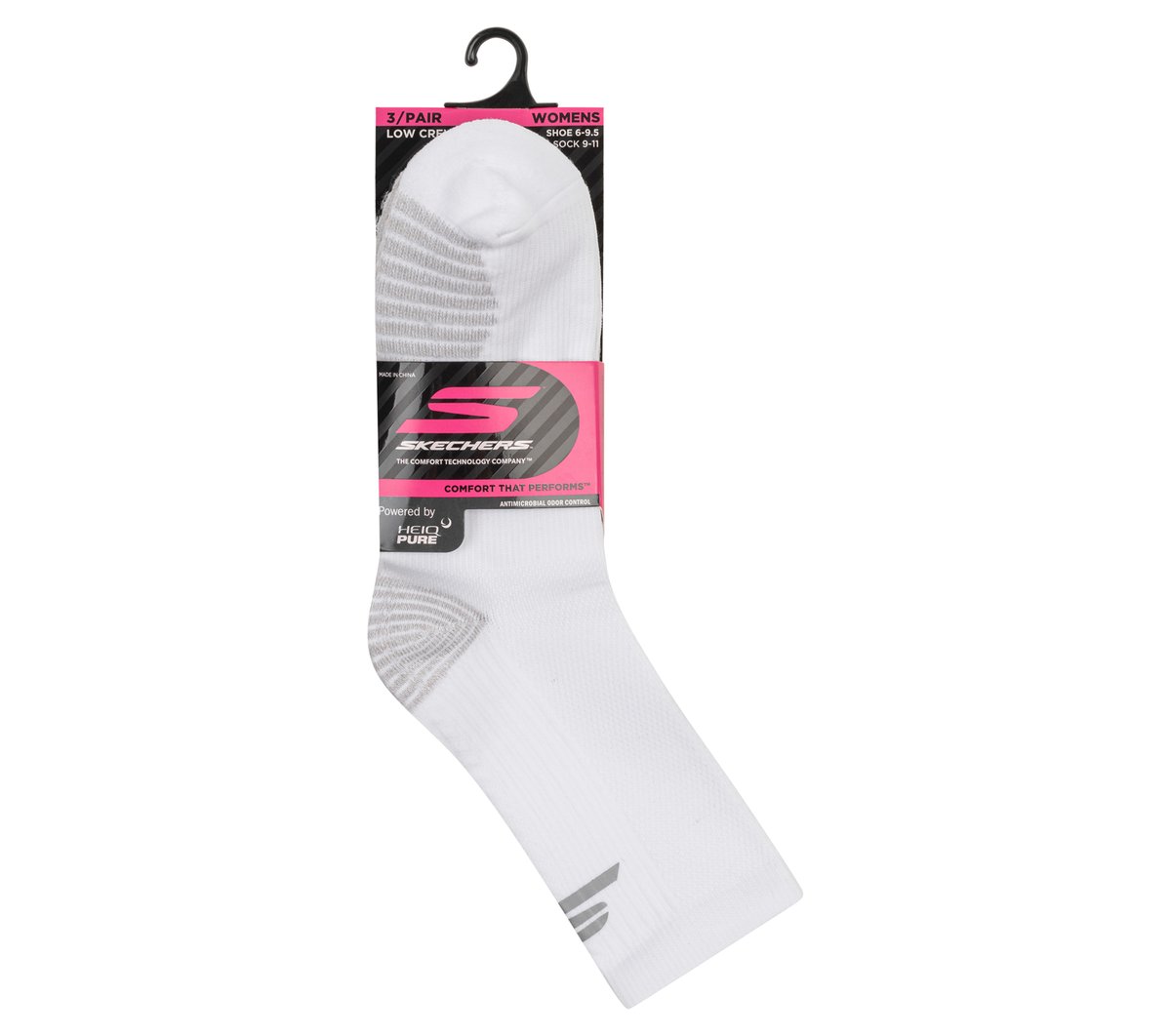 3 Pack Women's Half Terry Low Crew Socks - Image 2