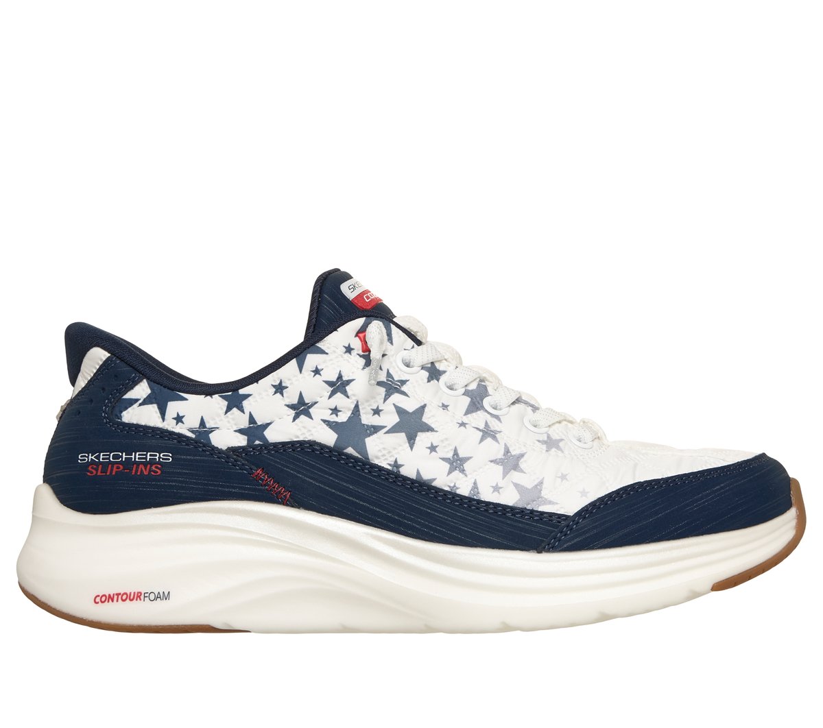 Skechers Slip-ins: Contour Foam - Cozy Fit Star Spangled