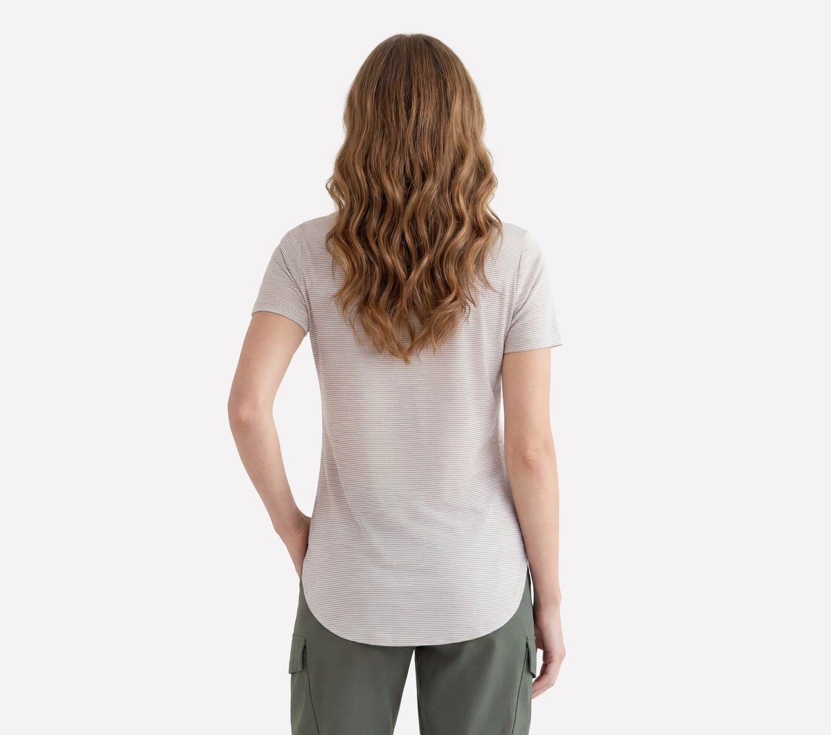 GO DRI Swift Stripe Tunic Tee - Image 2