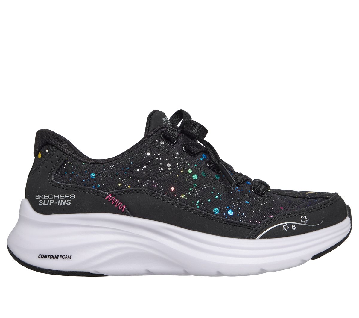 Skechers Slip-ins: Contour Foam - Cozy Fit Paint Splatter