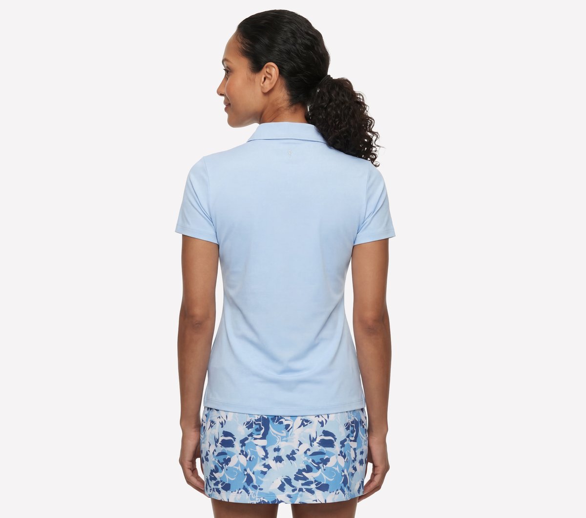 GO GOLF Short Sleeve Birdie Zip Front Polo - Image 2