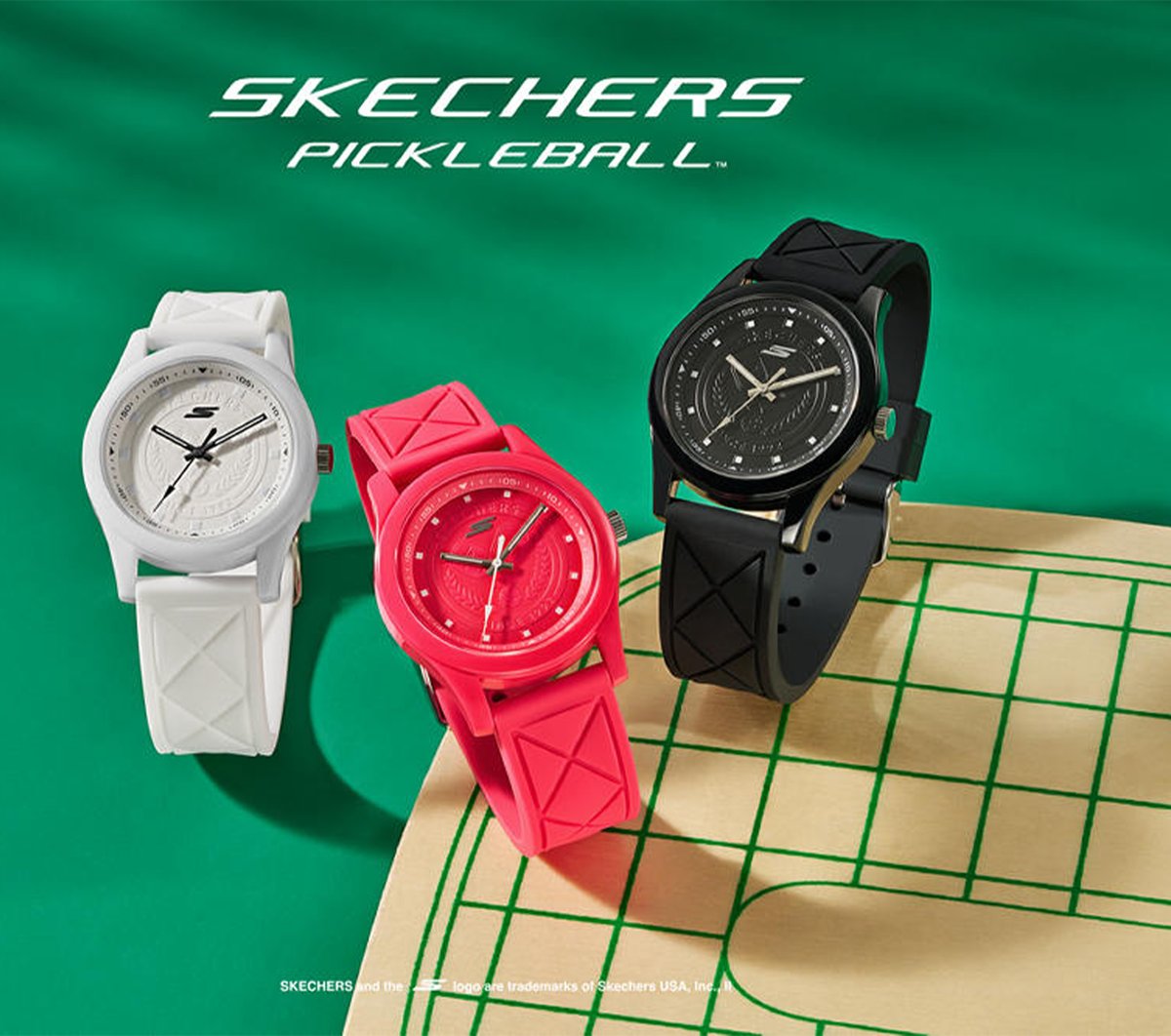Pickleball Dial Quilt Watch - Image 6
